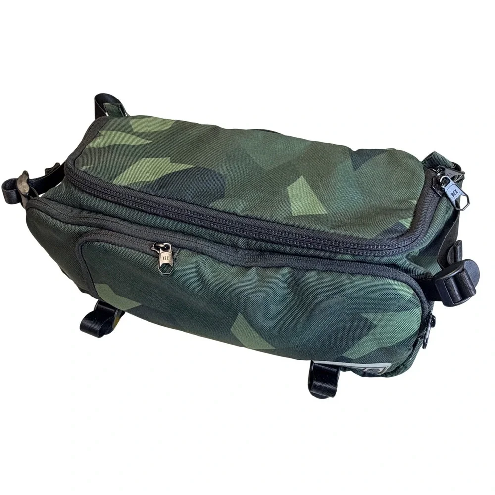 HEX Ranger DSLR Camera Hip Bag Green Camo Cordura Nylon Geometric Tactical